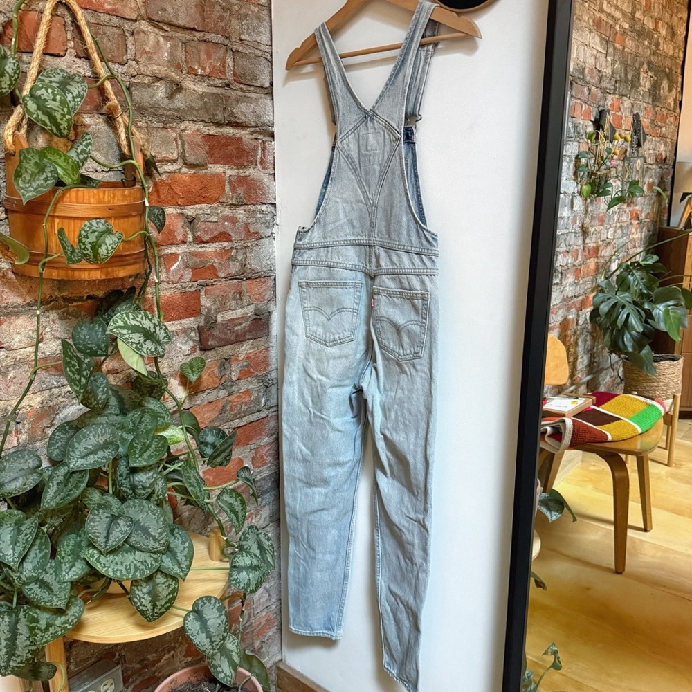 Levi’s Overalls | Hand Embroidered | Slim Fit | Size 24 - Picture 5 of 10